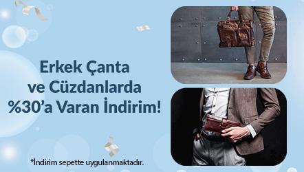 Erkek Çanta ve Cüzdanlarda %30’a Varan İndirim