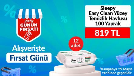 Sleepy Easy Clean Yüzey Temizlik Havlusu 100 Yaprak 819 TL