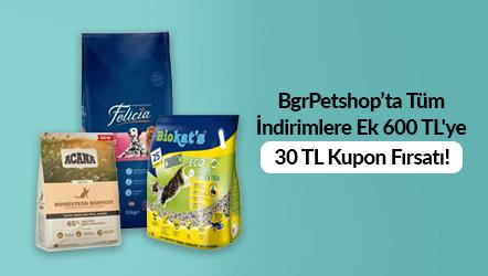 BgrPetshop’ta Tüm İndirimlere Ek 600 TL'ye 30 TL KuponFırsatı