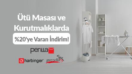 Ütü Masası ve Kurutmalıklarda %20'ye Varan İndirim!