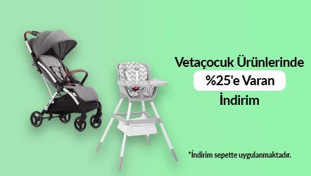 Vetaçocuk Ürünlerinde %25'e Varan İndirim!