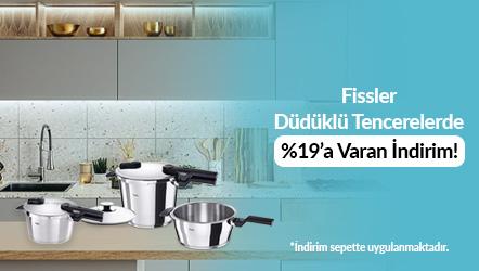 Fissler Markalı Düdüklü Tencerelerde Sepette %19’e Varan İndirim