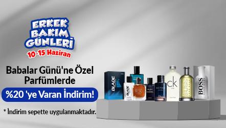 Babalar Gününe Özel Parfümlerde Sepette %20 'ye Varan İndirim