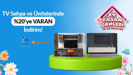TV Sehpa ve ünitelerinde %20'ye varan indirim