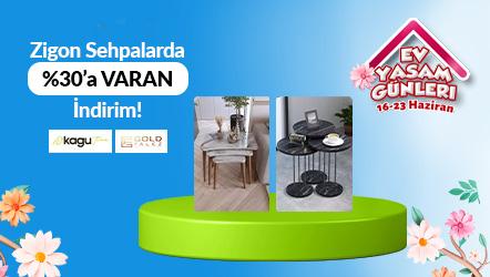 Zigon sehpalarda %30'a varan indirim