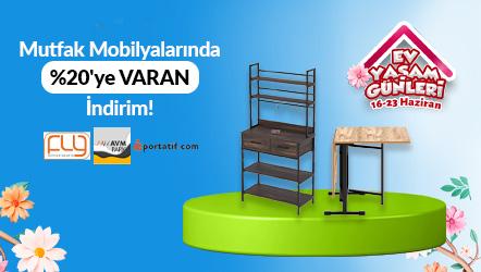 Mutfak mobilyalarında %20'ye varan indirim