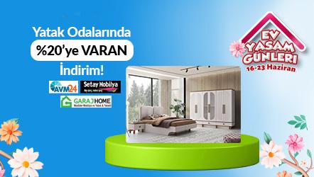 Yatak Odalarında %20'ye varan indirim