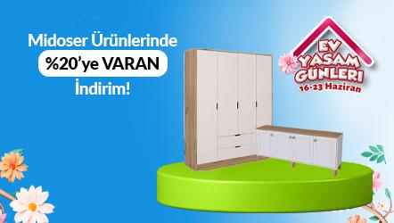 Midoser ürünlerinde %20'ye varan indirim