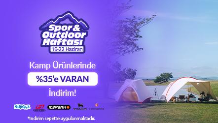 Kamp Ürünlerinde Sepette%35'e Varan İndirim!