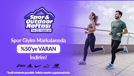 Spor Giyimde Ürünlerinde Seçili Markalarda Sepette %50 ' ye Varan İndirim!