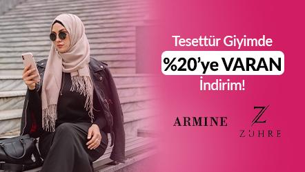 Tesettür Giyim Ürünlerinde %20'ye Varan İndirim