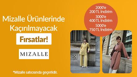 Mizalle Ürünlerinde 2000'e 200 TL ; 3000'e 400 TL ; 5000'e 750 TL İndirim