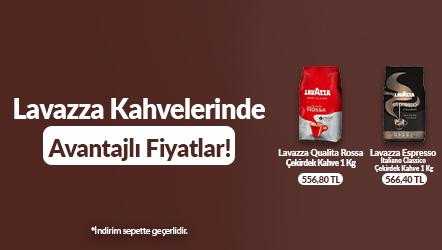 Lavazza Kahvelerinde Avantajlı Fiyatlar!