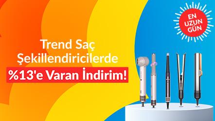 Trend Saç Şekillendiricilerde %13'e Varan İndirim!