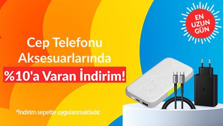 Cep Telefonu Aksesuarlarında %10'a Varan İndirim!