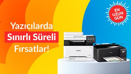 Yazıcılarda Sınırlı Süreli Fırsatlar!