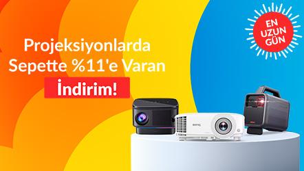Projeksiyonlarda Sepette %11'e Varan İndirim!