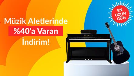 Müzik Aletlerinde %40'a Varan İndirim!