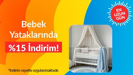 Bebek Yataklarında %15 İndirim