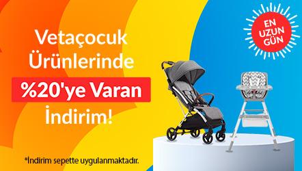 Vetaçocuk Ürünlerinde %20'ye Varan İndirim!