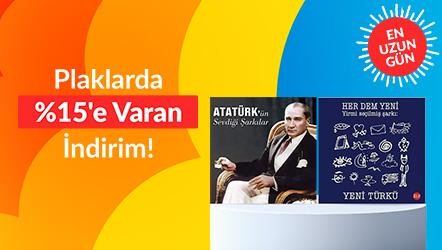 Plaklarda %15'e Varan İndirim!
