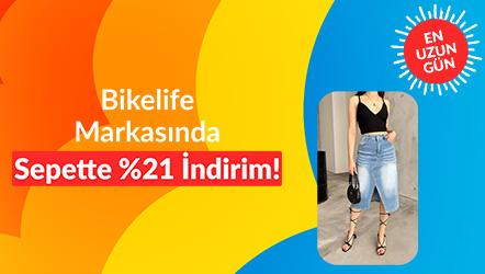 Bikelife Markasında Sepette %21 İndirim