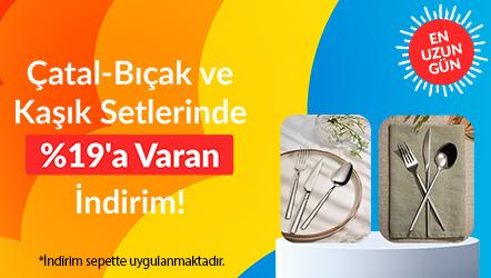 Çatal-Bıçak ve Kaşık Setlerinde %19'a Varan İndirim!