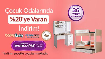 Çocuk Odalarında %20'ye Varan İndirim!