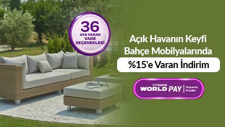 Açık Havanın Keyfi – Bahçe Mobilyalarında %15'e Varan İndirim