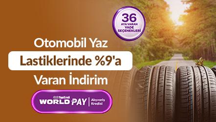 Otomobil Yaz Lastiklerinde %9'a Varan İndirim