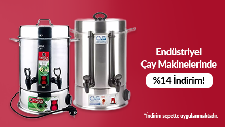 Endüstriyel Çay Makinelerinde %14 İndirim!
