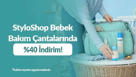 StyloShop Bebek Bakım Çantalarında Sepette %40 indirim
