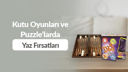 Kutu Oyunları, Oyun Takımları ve Puzzlelarda Yaz Fırsatları