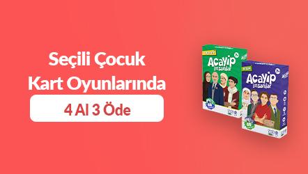 Seçili Çocuk Kart Oyunlarında 4 Al 3 Öde