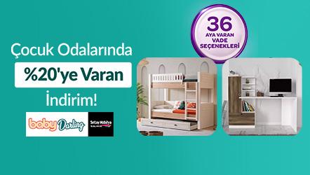 Çocuk odalarında %20'ye varan indirim