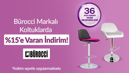 Bürocci Markalı Koltuklarda Sepette %15 e varan indirim