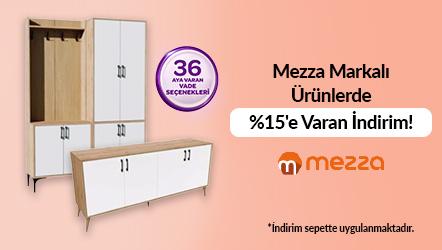 Mezza Markalı Ürünlerde Sepette %15'e Varan İndirim