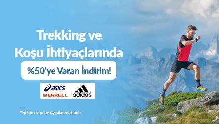 Trekking ve Koşuya Dair İhtiyaçlar! Sepette %50'ye Varan İndirim!
