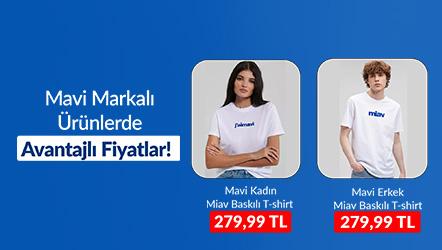 "Mavi Erkek Miav Baskılı T-shirt 279,99 TL Mavi Kadın Miav Baskılı T-shirt 279,99 TL "
