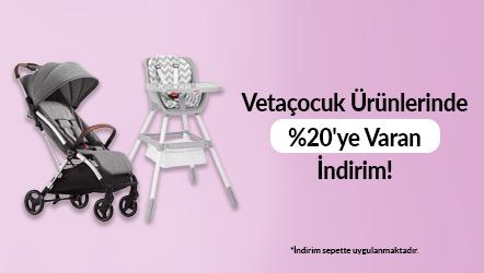 Vetaçocuk Ürünlerinde Sepette %20'ye Varan İndirim