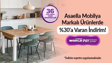 Asaella Mobilya Markalı Ürünlerde  %30'a Varan İndirim!