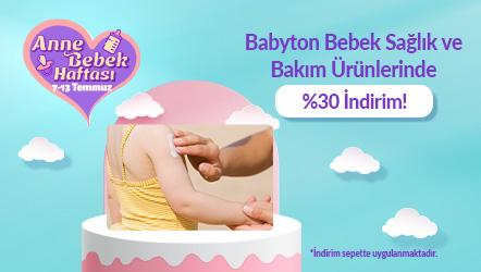 Babyton Bebek Sağlık ve Bakım Ürünlerinde %30 İndirim!