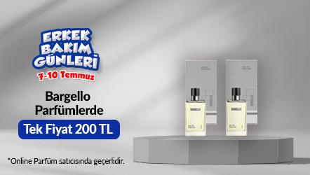 Bargello Parfümlerde Tek Fiyat 200 TL