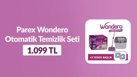Parex Wondero Otomatik Temizlik Seti + 2 Yedek Paspas Mop 1.099TL