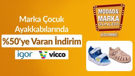 Marka Çocuk Ayakkabılarında %50'ye Varan İndirim
