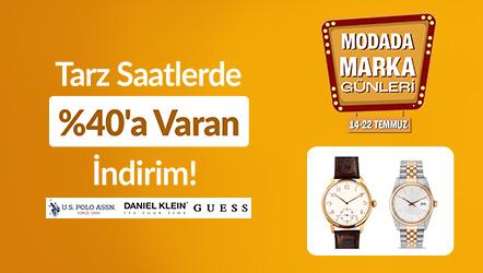 Tarz Saatlerde %40'a Varan İndirim
