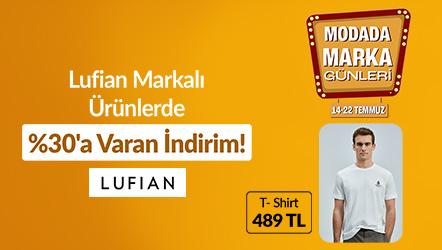 Lufian Markalı Ürünlerde %30'a Varan İndirim! Lufian T- Shirt 489 TL