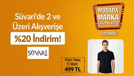 Süvari Markalı Ürünlerde 2 ve üzeri %20 İndirim Süvari Polo Yaka Tişört 499 TL