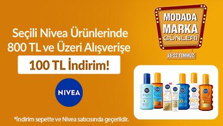 Seçili Nivea Ürünlerinde 800 TL ve Üzeri Sepette 100 TL İndirim