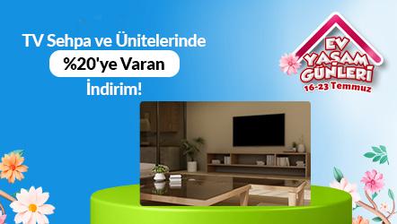 TV Sehpa ve Ünitelerinde %20'ye Varan İndirim!